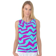 Polynoise Shock New Wave Women s Basketball Tank Top