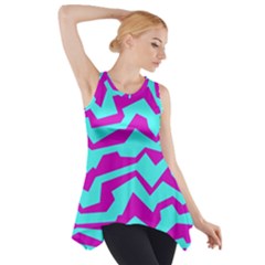 Polynoise Shock New Wave Side Drop Tank Tunic