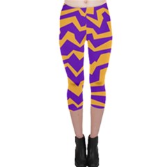 Polynoise Pumpkin Capri Leggings  by jumpercat