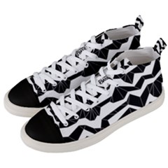 Polynoise Origami Men s Mid-top Canvas Sneakers