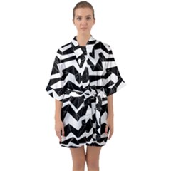 Polynoise Origami Quarter Sleeve Kimono Robe by jumpercat