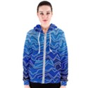 Polynoise Deep Layer Women s Zipper Hoodie View1