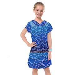 Polynoise Deep Layer Kids  Drop Waist Dress by jumpercat