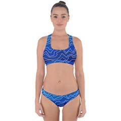 Polynoise Deep Layer Cross Back Hipster Bikini Set by jumpercat