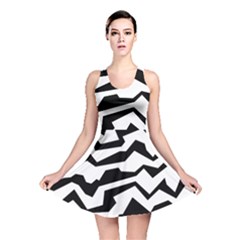 Polynoise Bw Reversible Skater Dress by jumpercat