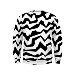 Polynoise Bw Kids  Sweatshirt