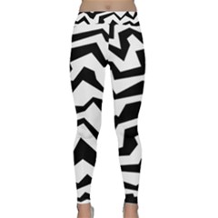 Polynoise Bw Classic Yoga Leggings by jumpercat