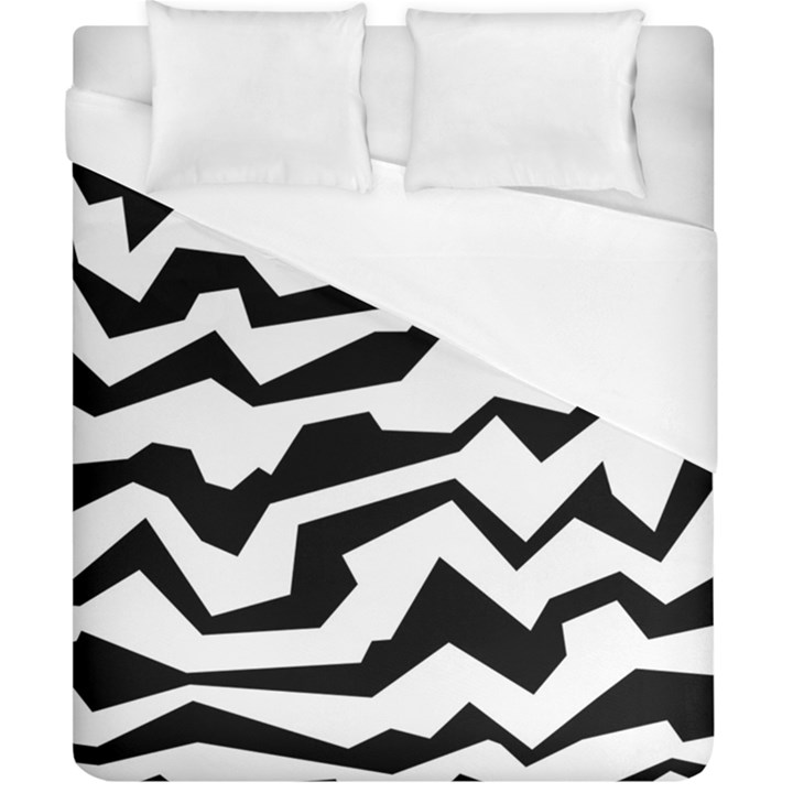 Polynoise Bw Duvet Cover (California King Size)