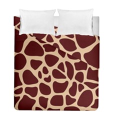 Animal Print Girraf Patterns Duvet Cover Double Side (full/ Double Size) by BangZart