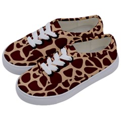 Animal Print Girraf Patterns Kids  Classic Low Top Sneakers