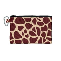 Animal Print Girraf Patterns Canvas Cosmetic Bag (medium) by BangZart