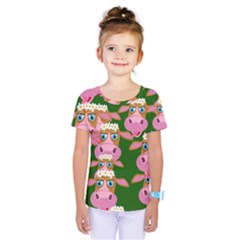 Seamless Tile Repeat Pattern Kids  One Piece Tee