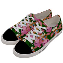 Seamless Tile Repeat Pattern Women s Low Top Canvas Sneakers by BangZart