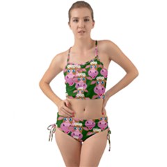 Seamless Tile Repeat Pattern Mini Tank Bikini Set