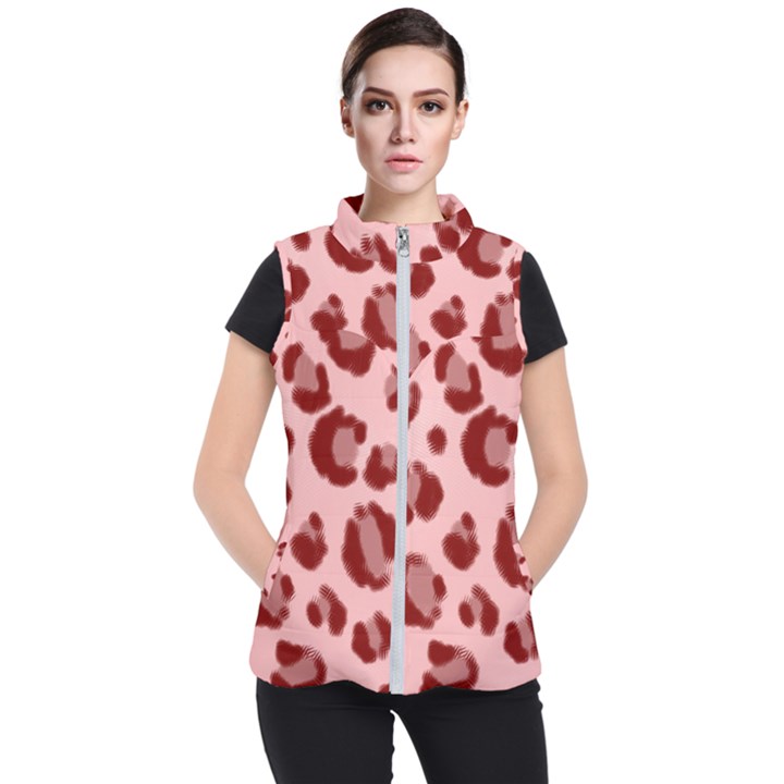 Seamless Tile Background Abstract Women s Puffer Vest