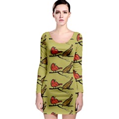 Animal Nature Wild Wildlife Long Sleeve Bodycon Dress by BangZart