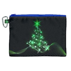 Christmas Tree Background Canvas Cosmetic Bag (xl) by BangZart