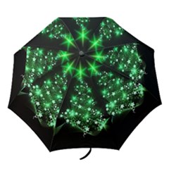 Christmas Tree Background Folding Umbrellas by BangZart