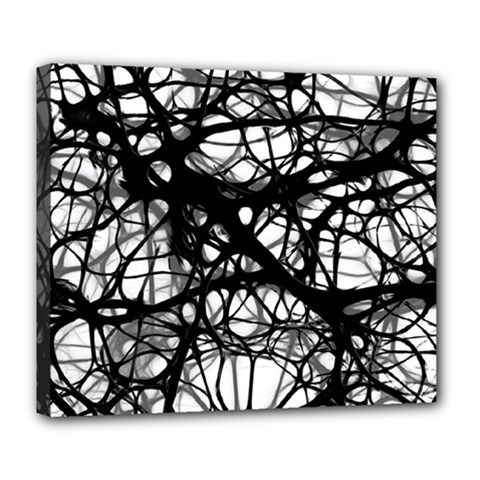 Neurons Brain Cells Brain Structure Deluxe Canvas 24  X 20   by BangZart