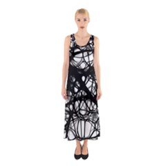 Neurons Brain Cells Brain Structure Sleeveless Maxi Dress by BangZart