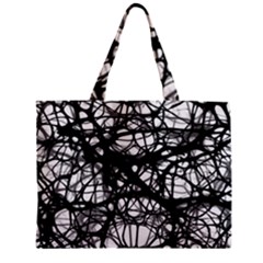 Neurons Brain Cells Brain Structure Zipper Mini Tote Bag by BangZart