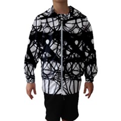 Neurons Brain Cells Brain Structure Hooded Wind Breaker (kids) by BangZart