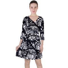 Neurons Brain Cells Brain Structure Ruffle Dress by BangZart