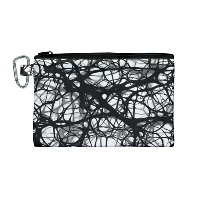 Neurons Brain Cells Brain Structure Canvas Cosmetic Bag (Medium)