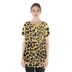 Animal Fur Skin Pattern Form Skirt Hem Sports Top by BangZart