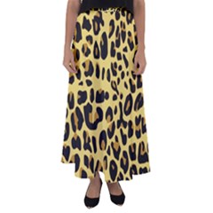 Animal Fur Skin Pattern Form Flared Maxi Skirt by BangZart