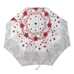 Christmas Star Snowflake Folding Umbrellas by BangZart