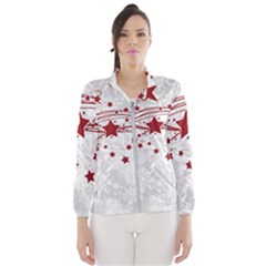 Christmas Star Snowflake Wind Breaker (women) by BangZart