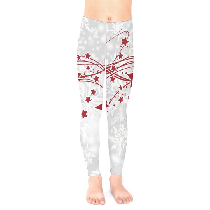 Christmas Star Snowflake Kids  Legging