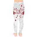 Christmas Star Snowflake Kids  Legging View2