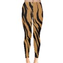 Animal Tiger Seamless Pattern Texture Background Leggings  View1