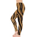 Animal Tiger Seamless Pattern Texture Background Leggings  View3