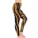 Animal Tiger Seamless Pattern Texture Background Leggings  View4