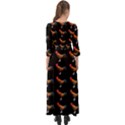 Background Pattern Chicken Fowl Button Up Boho Maxi Dress View2