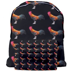 Background Pattern Chicken Fowl Giant Full Print Backpack