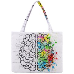 Brain Mind Psychology Idea Hearts Mini Tote Bag by BangZart