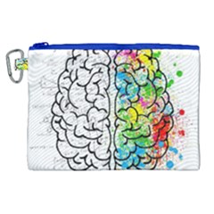 Brain Mind Psychology Idea Hearts Canvas Cosmetic Bag (xl) by BangZart