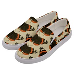 Butterfly Butterflies Insects Men s Canvas Slip Ons by BangZart