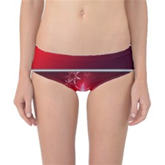 Christmas Candles Christmas Card Classic Bikini Bottoms by BangZart