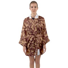 Brain Mass Brain Mass Coils Long Sleeve Kimono Robe by BangZart