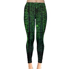 Matrix Communication Software Pc Leggings  by BangZart