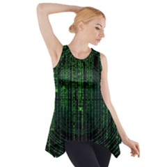 Matrix Communication Software Pc Side Drop Tank Tunic by BangZart