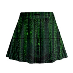 Matrix Communication Software Pc Mini Flare Skirt by BangZart