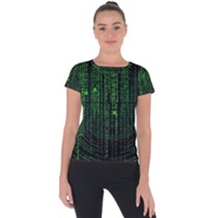 Matrix Communication Software Pc Short Sleeve Sports Top 