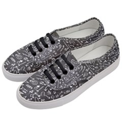 Arrows Board School Blackboard Women s Classic Low Top Sneakers by BangZart