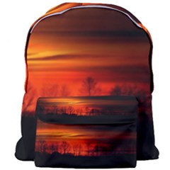 Tree Series Sun Orange Sunset Giant Full Print Backpack